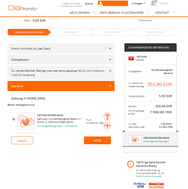 Payment process