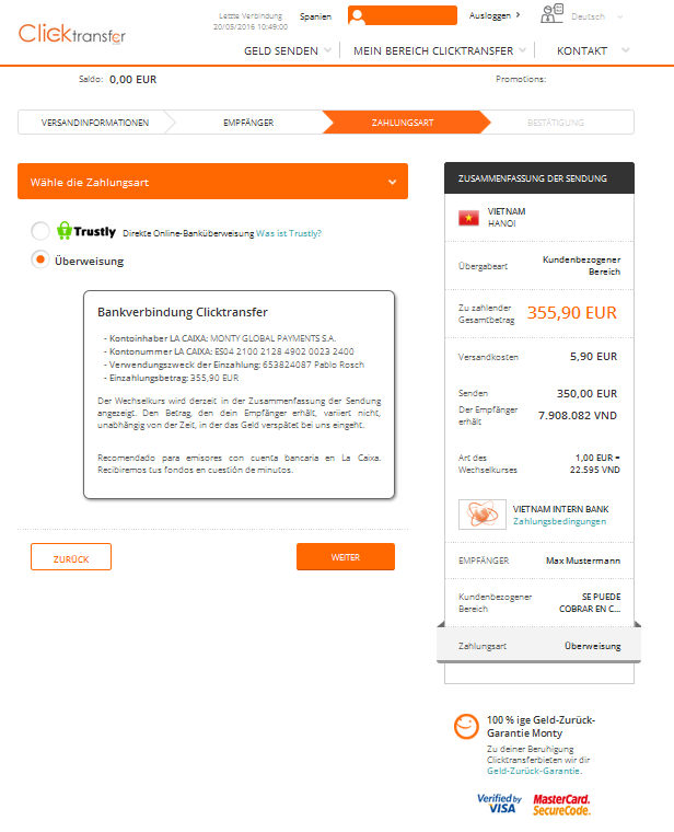 Payment process